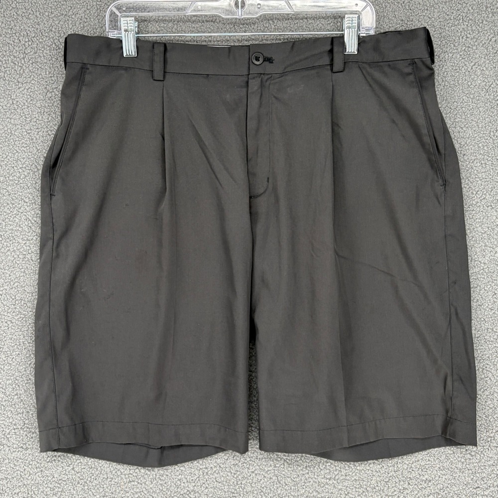 Nike Golf Tour Performance Dri-FIT Pleated Shorts Mens 36 Dark Grey Charcoal